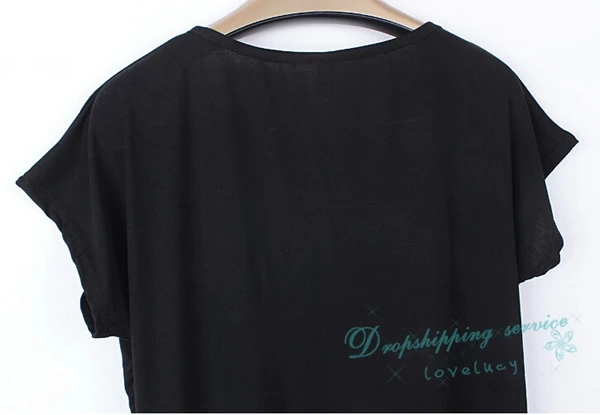 New Summer Woman T shirts Short sleeve Female t shirt Letters Printed Black Shirt Free Shipping|shirts office|shirt foldershirt 2xl |