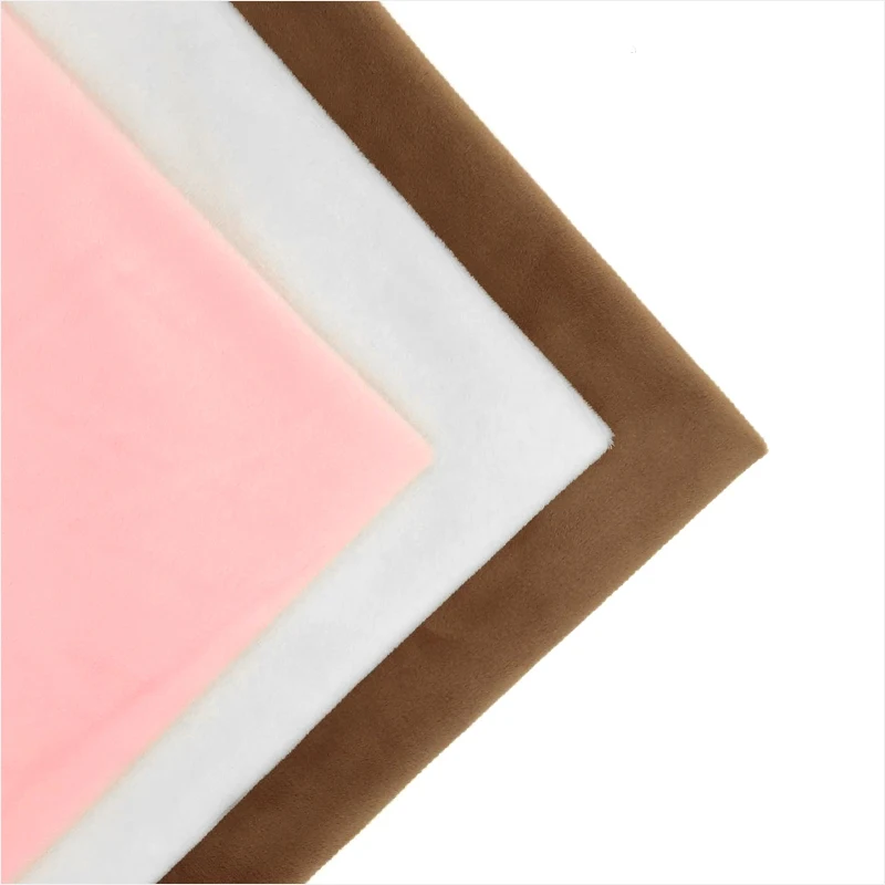 Лидер продаж 2017 однотонная серия мягкая ткань Minky дешевая для шитья лоскутного