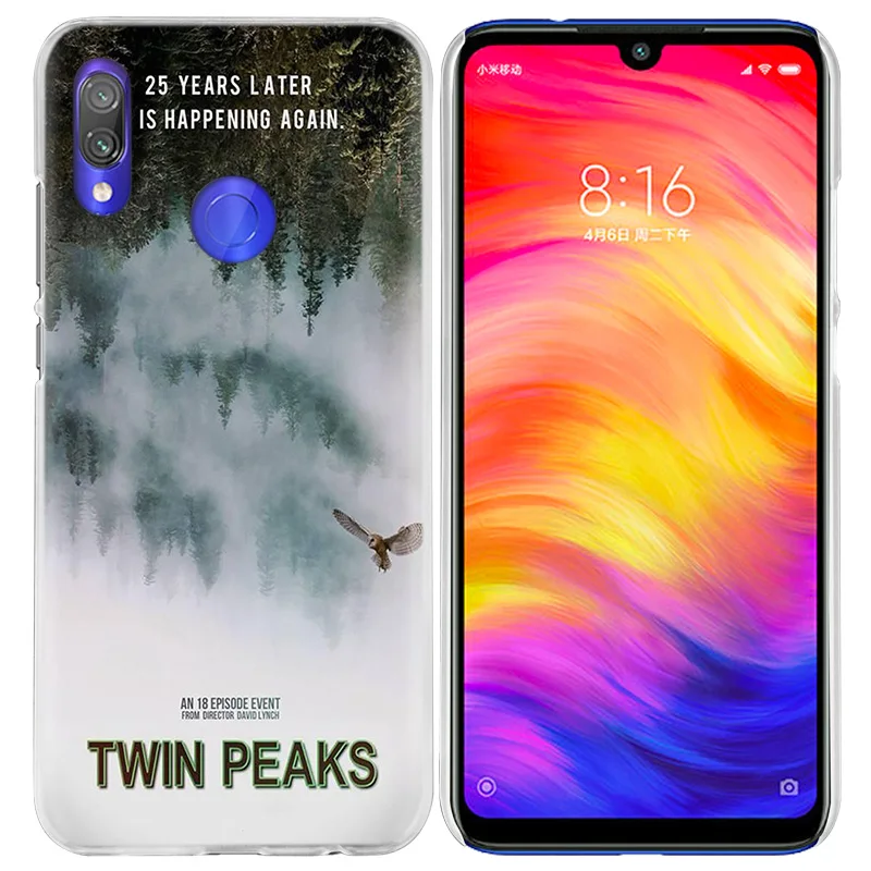 Чехол с надписью «Добро пожаловать в Твин Пикс» для Xiao mi Red mi Go Note 7 6 6A Pro S2 5 5A 4X mi A1 A2 9 mi x 3 5G 8 lite Play F1 жесткий чехол для телефона из ПК