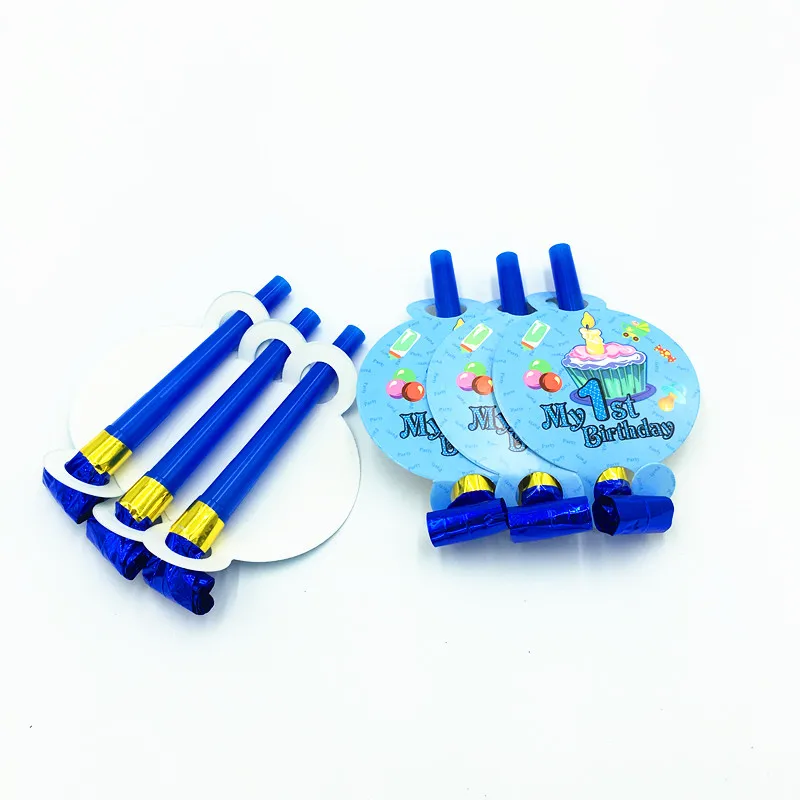 6 шт./лот мой первый день рождения для мальчиков Детские вечерние украшения на