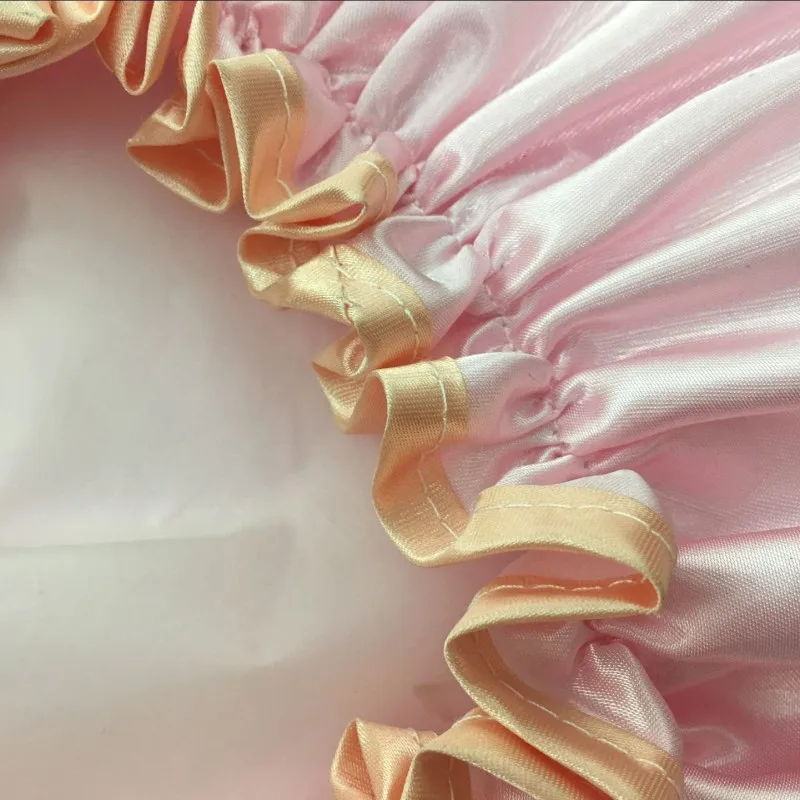 Толстые Для женщин будущей матери Satin Шапки красочные шапочки для ванной, душа волосяной покров двойные непромокаемые купальные Кепки