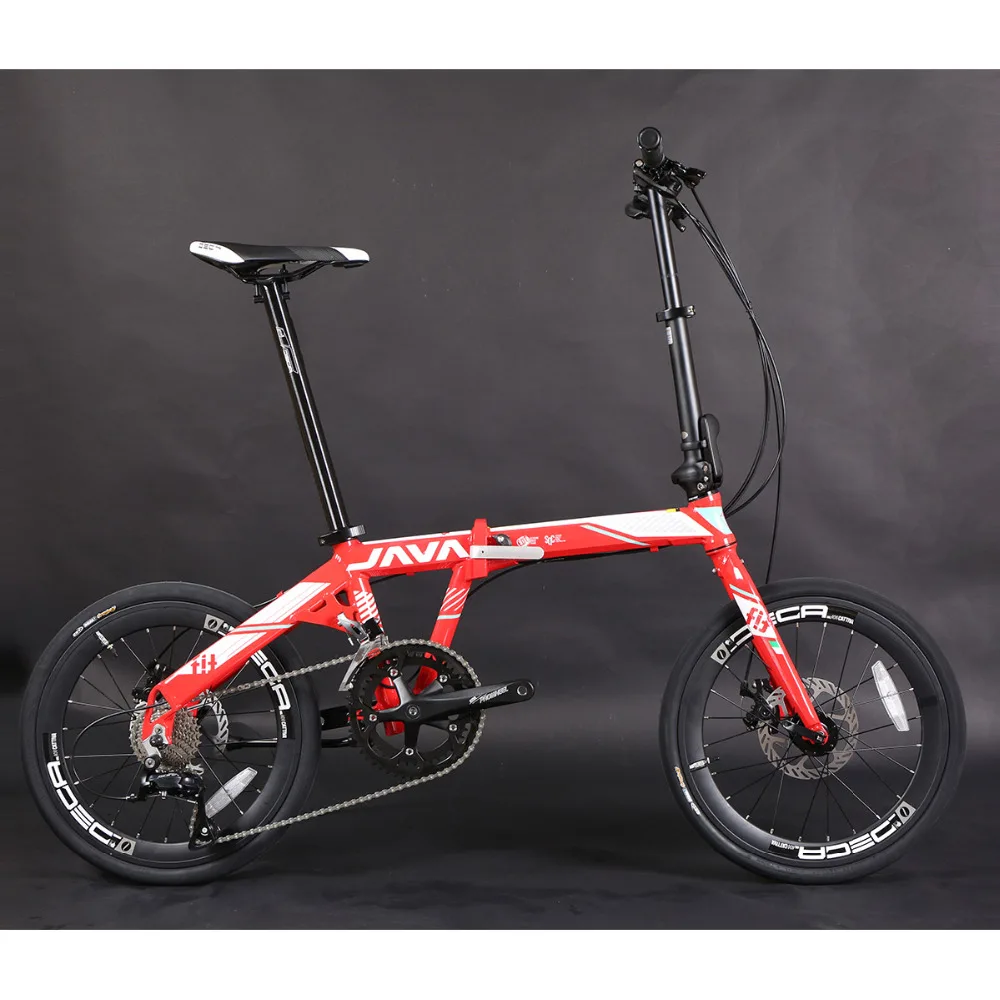 JAVA FIT 18 D алюминиевый складной велосипед для взрослых 20 &quot406 колеса скоростей
