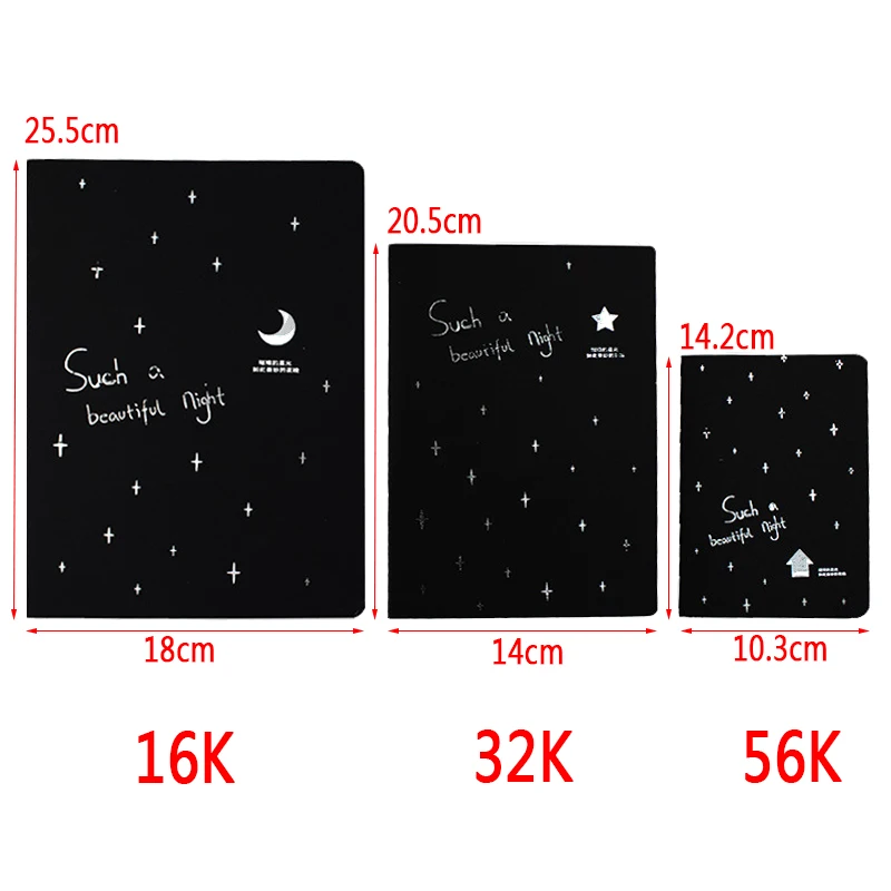 1 шт. блокнот для рисования 16 56 к|notebook for drawing|notebook diaryblack paper notepad |