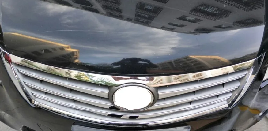 Решетка переднего бампера из АБС хрома рама для гоночного гриля Mouding Trim TOYOTA CAMRY 2010