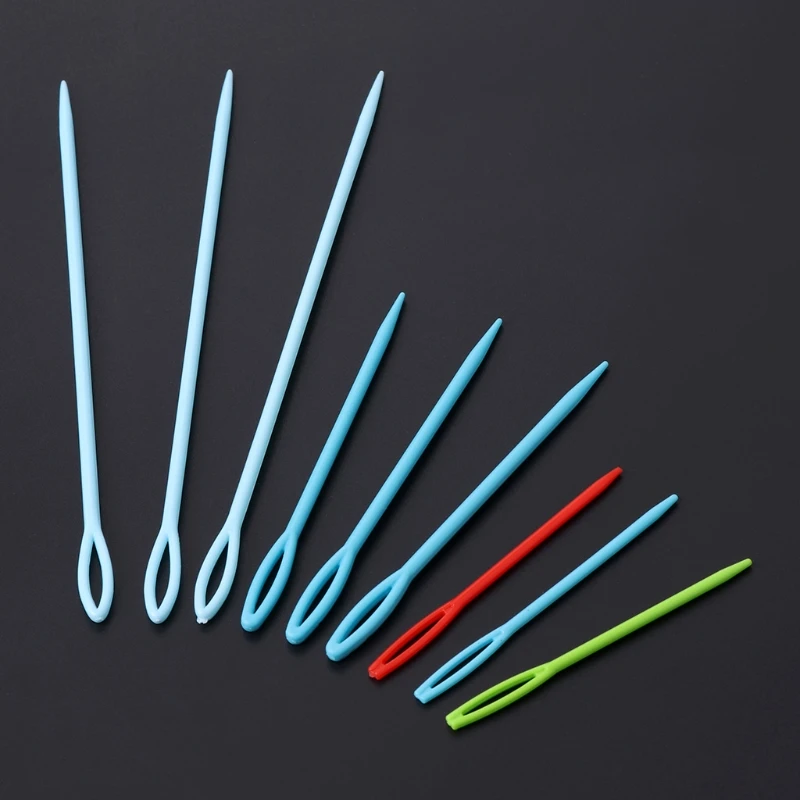 9 шт./компл. Пластиковые Крючки для вязания рукоделие|crochet hooks knitting needles|plastic crochetneedle