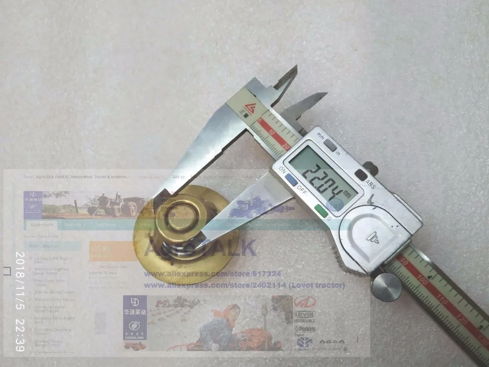 Shanghai SNH504-704 thermostat for engine 495A/4100/4102 part number: | Инструменты