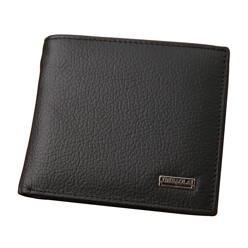 

Fashion Genuine Leather Men Wallets Business Men Bifold Wallet Purse with Coin Pocket