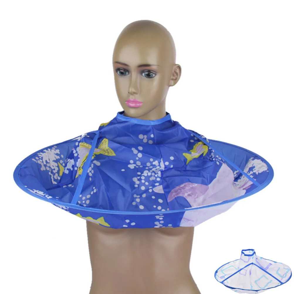1 шт. водонепроницаемый детский плащ для стрижки волос накидка зонтик