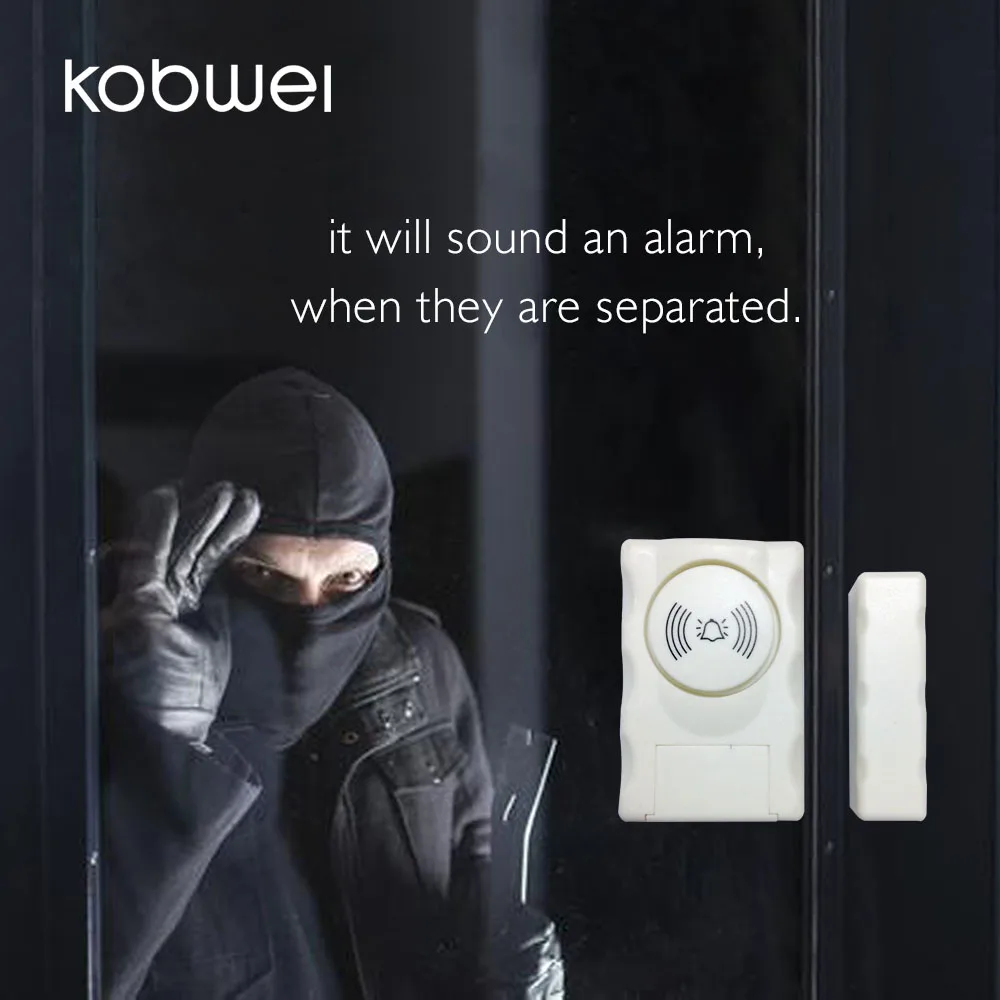 Мини независимый система охранной сигнализации магнитный контакт для двери и