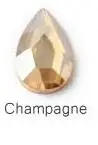 waterdrop champagne 20 шт 10 цветов Стразы для дизайна ногтей размер, 5-10 мм для 3D дизайна ногтей Стразы удлиненные каплевидные стеклянные Красочные камни - Цвет: waterdrop champagne