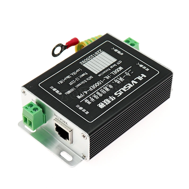 Блок питания Ethernet 2 в 1 разрядник Lightning RJ-45 адаптер Защита от перенапряжения