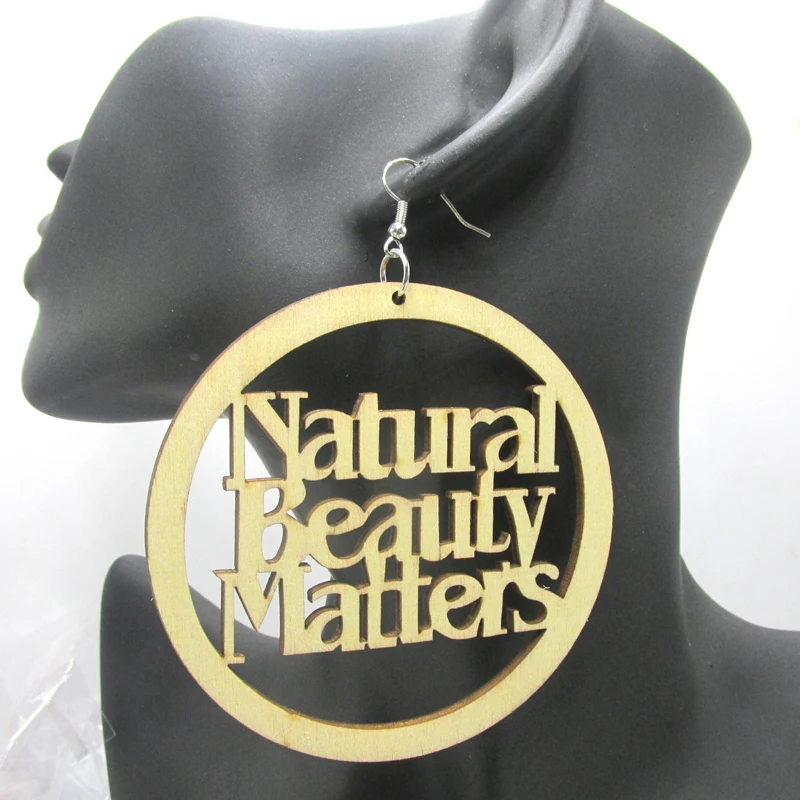 Бесплатная доставка! Новейшие деревянные серьги из натуральной красоты |