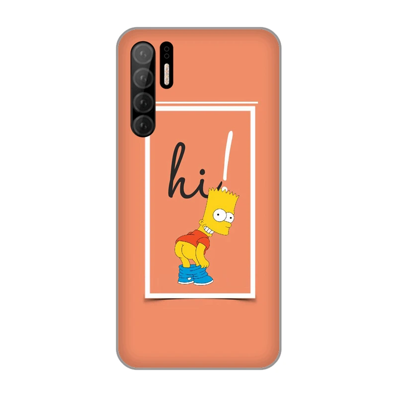 The Simpsons Cartoons Anime Soft TPU Silicone Case Cover for Huawei P10 Plus P20 P30 Pro P7 P8 Lite 2015 Honor 9 V10 shell |