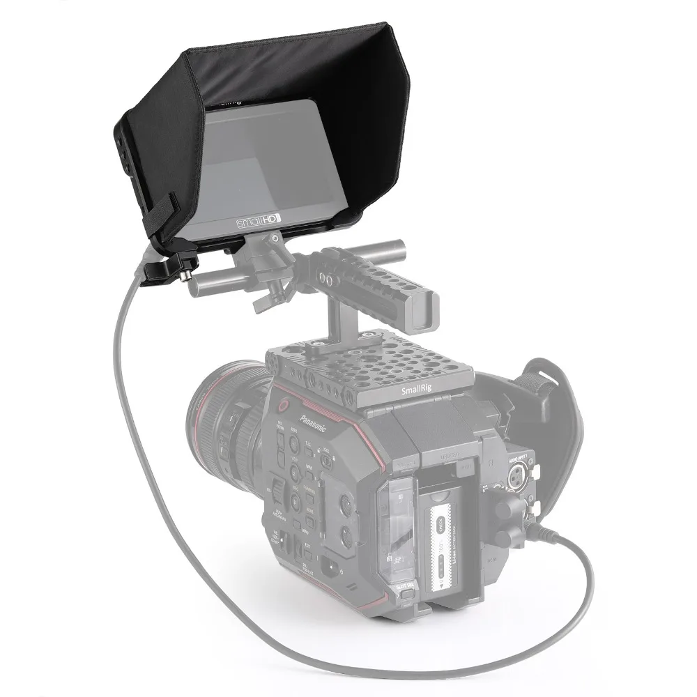 Клетка SmallRig для монитора DSLR камеры с солнцезащитным козырьком 5 дюймового SmallHD Focus