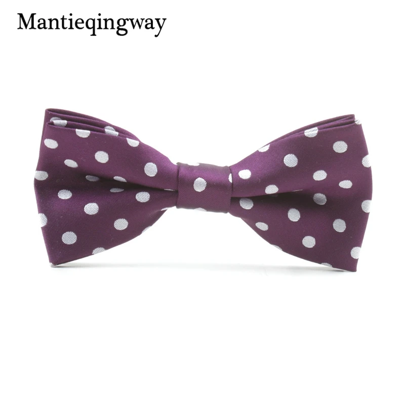 Mantieqingway Детский аксессуары галстук-бабочка с принтом в виде героев мультфильмов, однотонные Боути бант из Полиэстера Галстук для мальчиков Повседневное Бант Красный галстук-бабочка