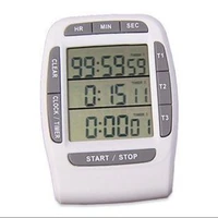 by dhl or ems 50 pcs digital lcd multi channel timer countdown laboratory 3 channel timers 99 hours
