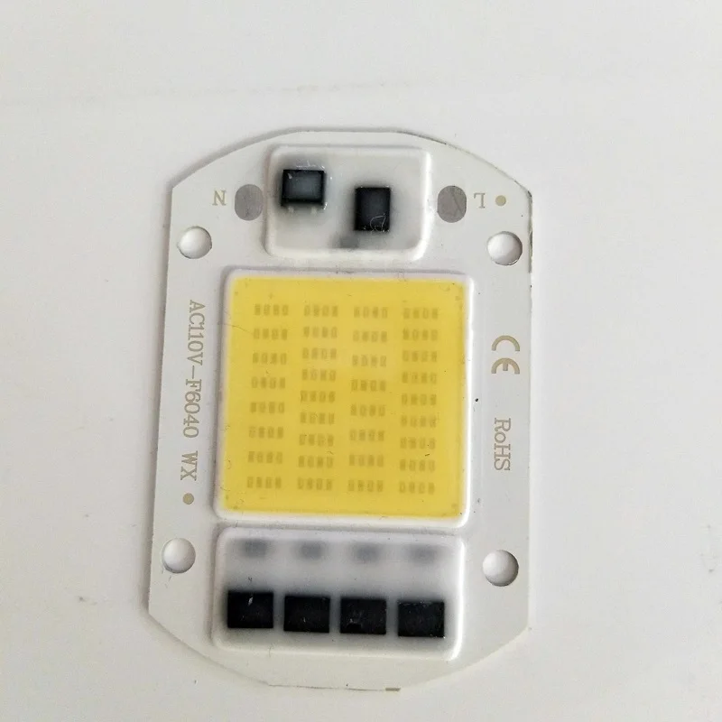20 Вт 50 прожектор 1 шт./5 шт. умный IC DIY холодный белый AC 110 В светодиодный COB чип