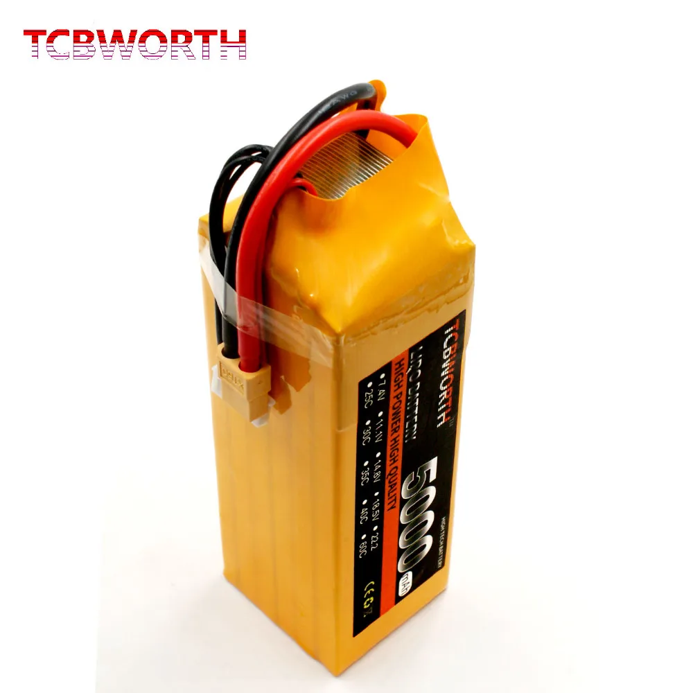 6S 22 2 V 5000mAh25C 35C 60C для дистанционно управляемого летательного аппарата LiPo Батарея