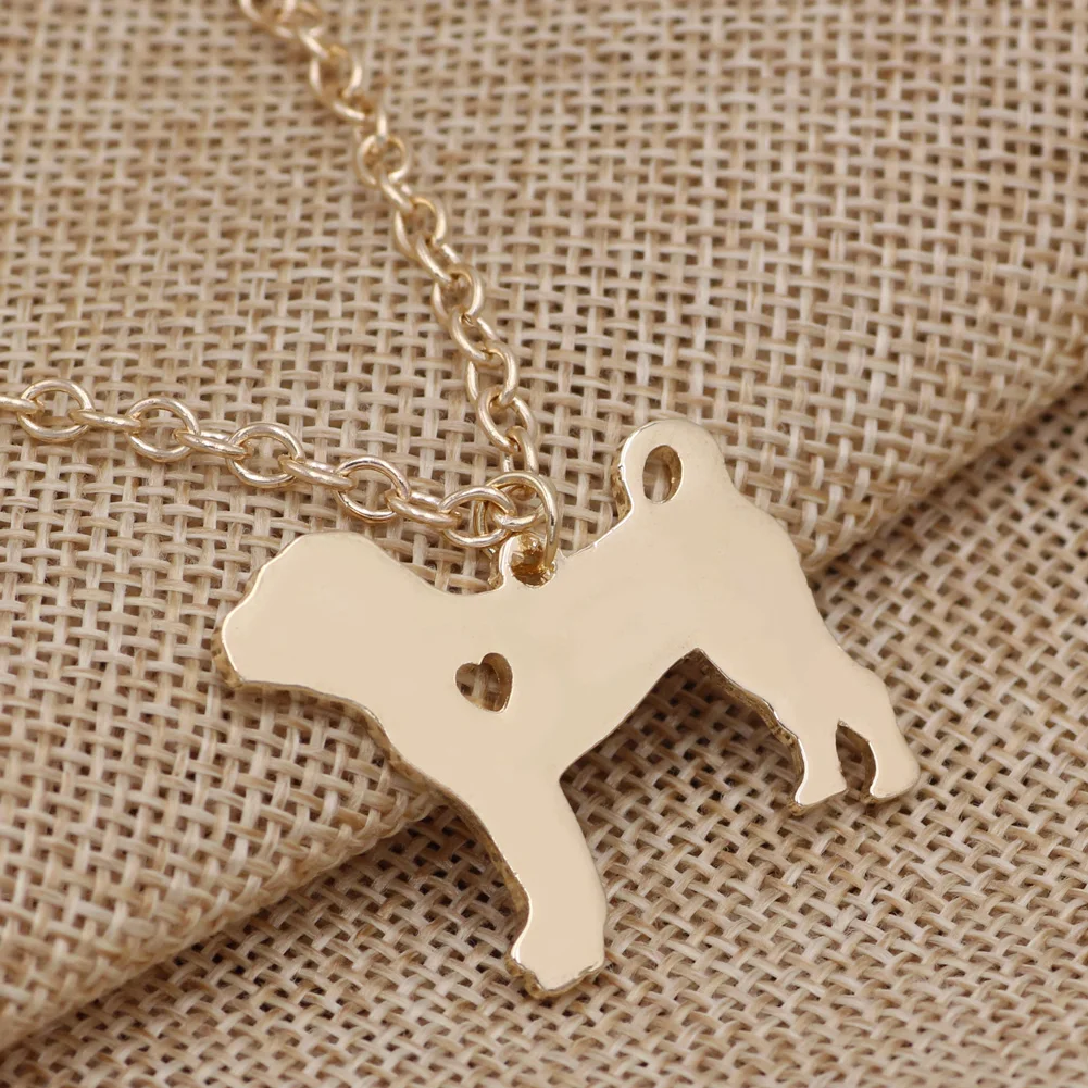 Женский простой дизайн маленькие милые товары для любимой собаки кулон ожерелье