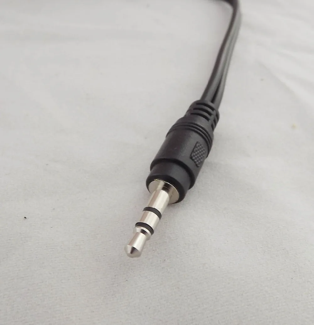 1 шт. 3 5 мм 1/8 &quotПапа стерео TRS аудио к двойному Pin XLR папа микро кабель 1ft |