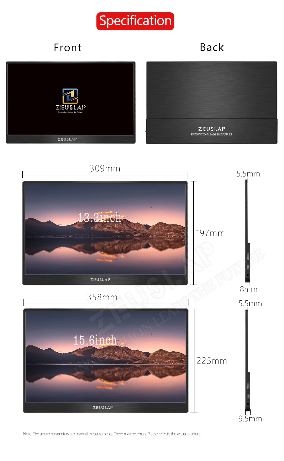 15,6 дюймов HDMI HD 1080P HDR type-C портативный монитор ips экран Автомобильный дисплей для PS4 xbox PC компьютер/динамик/мобильный телефон