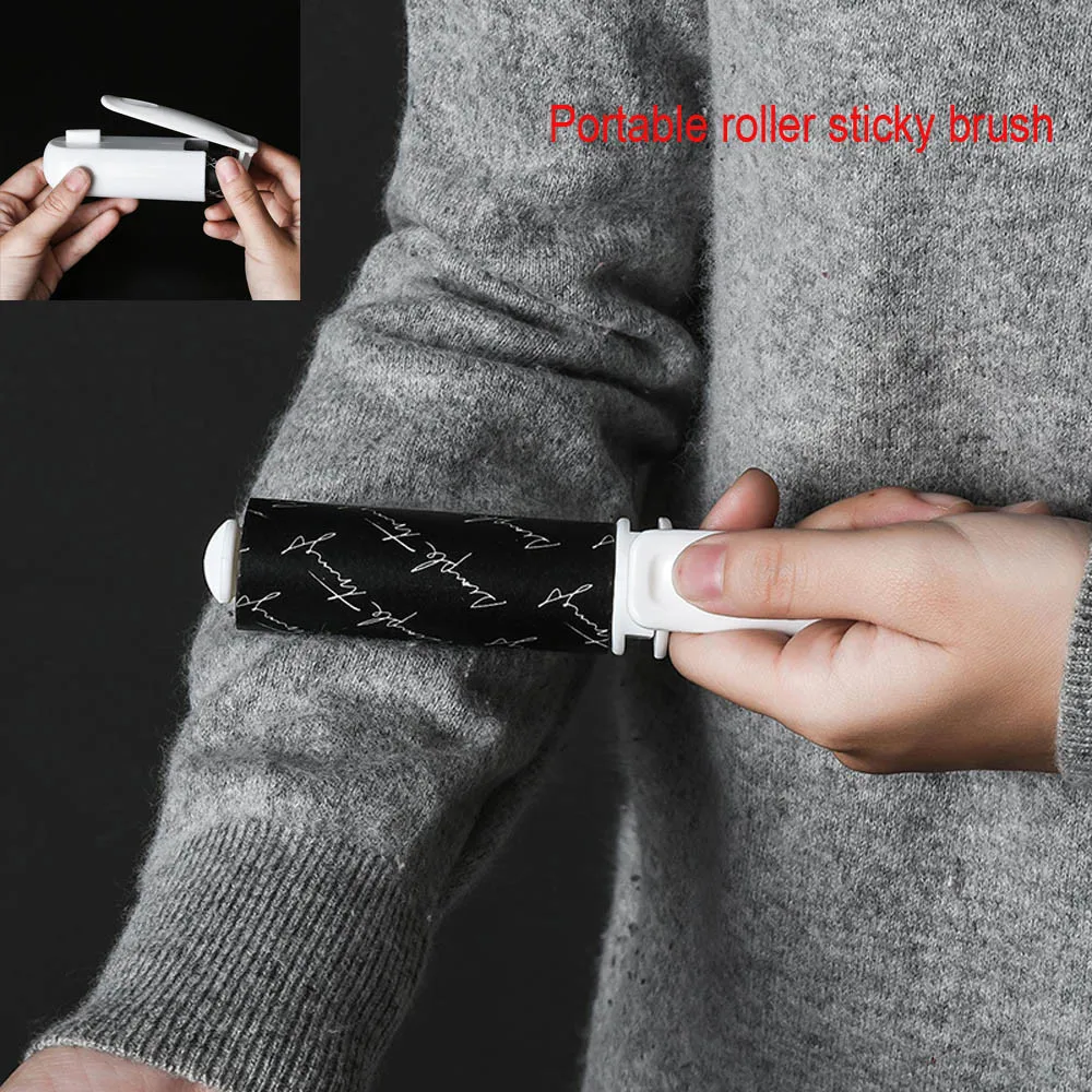 Липкий ролик Новая мода портативный складной 2018 кисточки костюмы Sticky волос
