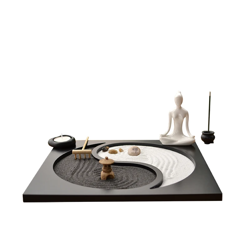

Exhibition Art Arrangement Yoga Hall Decoration Zen Gossip Microscope Tea House Cafe Wandering Water Decoration Sand Table