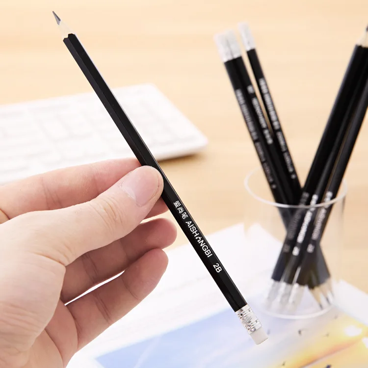 2B Pencil High quality Stationery Students writing Drawing Pencils Art Painting Office School Supplies Escolar Papelaria | Канцтовары