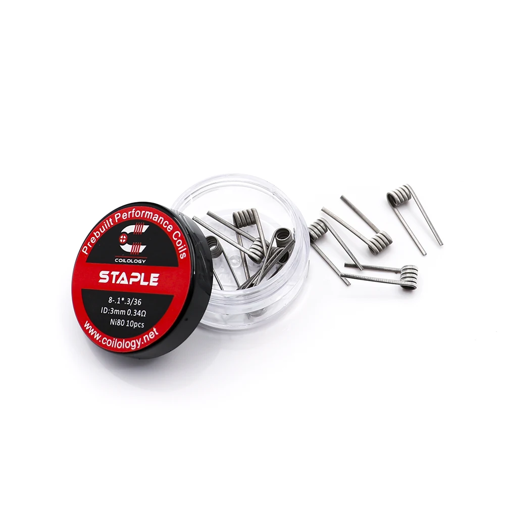 Coilology multi пряди Сплавленный Clapton NI80 0 32 Ом DIY катушки для электронной сигареты RDA RTA