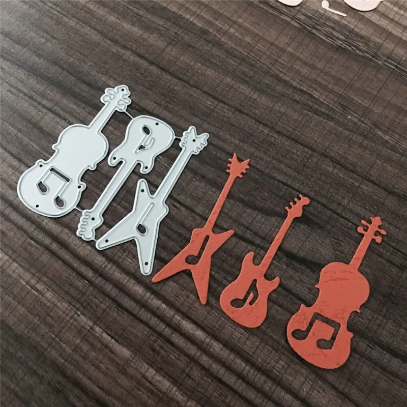 Металлические штампы для гитары музыкальный инструмент трафареты сделай сам