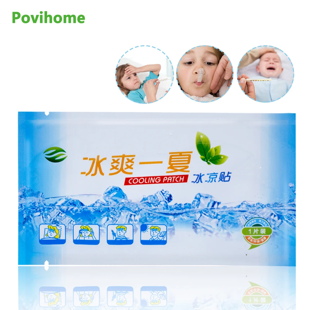6 мешков охлаждающие Пластыри для взрослых и детей медицинский снижения