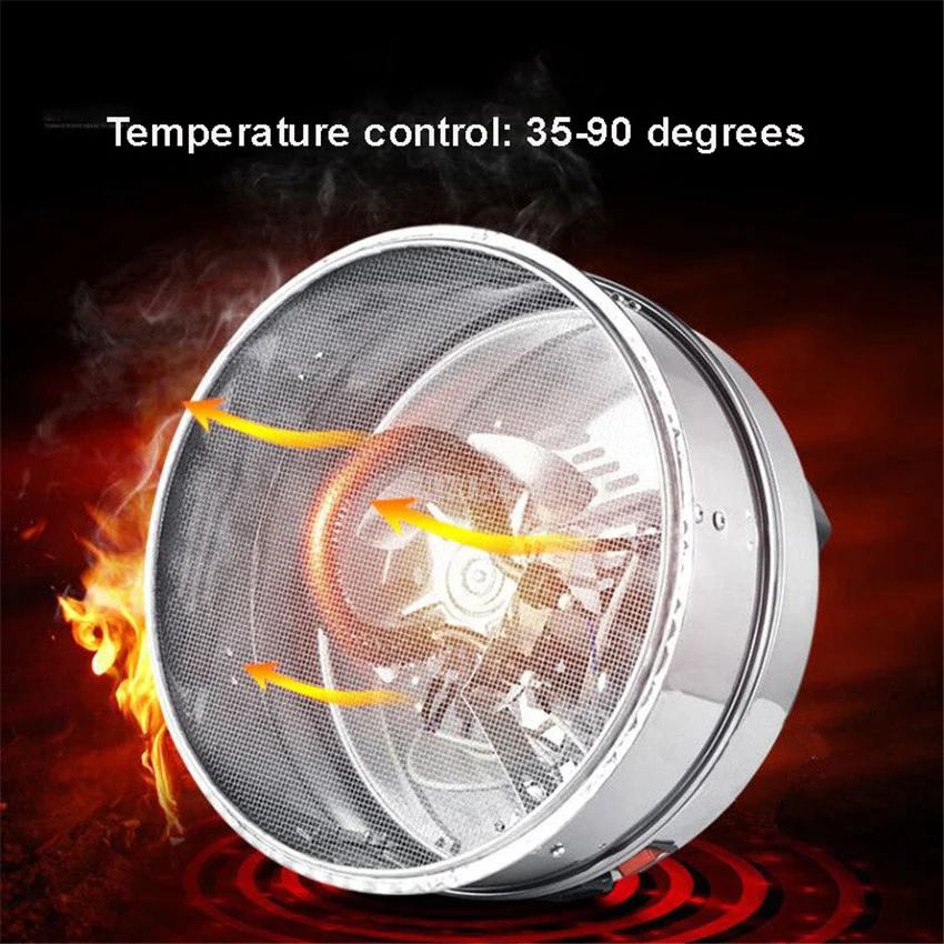 

Home Use 3 Layer 360W Stainless Steel Food Dehydrator Fruit Vegetabl Drying Machine Snacks Herbs Pet Food Dryer Fruit Machine