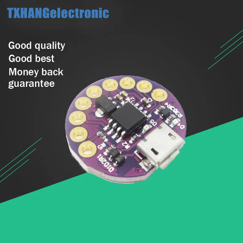 5PCS Micro USB LilyTiny LilyPad ATtiny85 Development Board Wearable Module | Электронные компоненты и