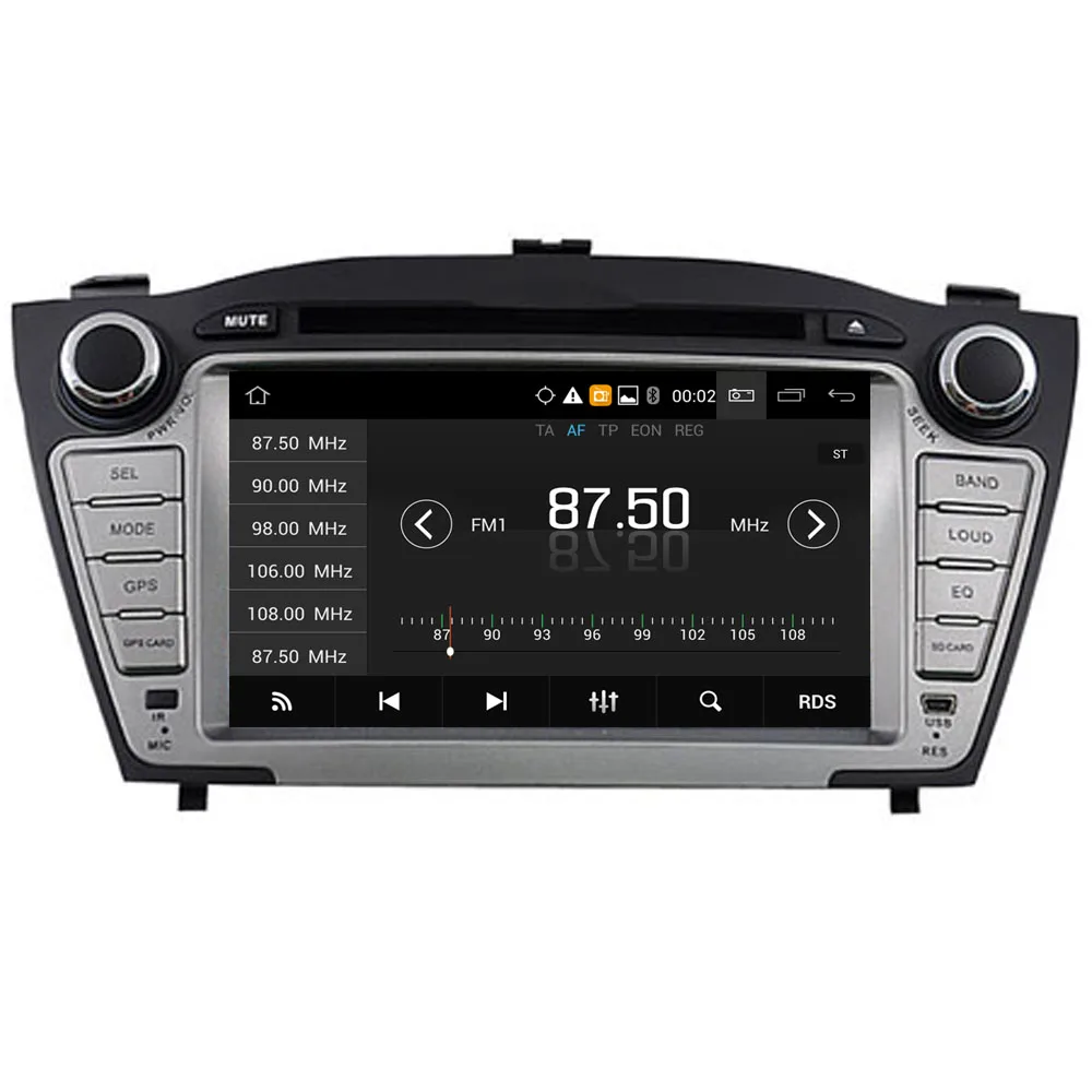 7 Inch ANDROID 5.1.1 2DIN Car DVD Player For Hyundai TUCSON IX35 2009-2012 Quad-core 3G WIFI Bluetooth Gps Navigation Radio SWC |