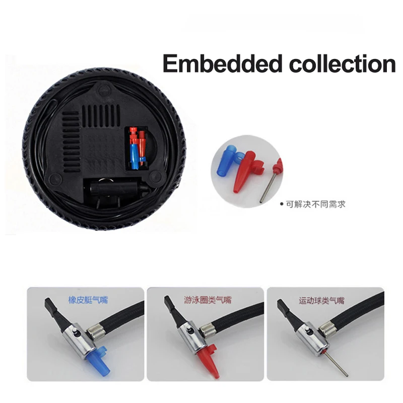 Автоматический воздушный насос tir портативный 12В автомобильный мини высокого