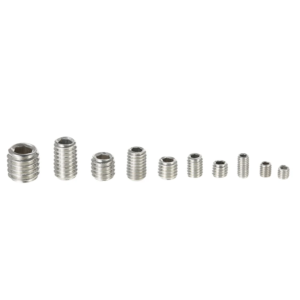 200 шт. Нержавеющая сталь винтов с шестигранной головкой Аллен шестигранный