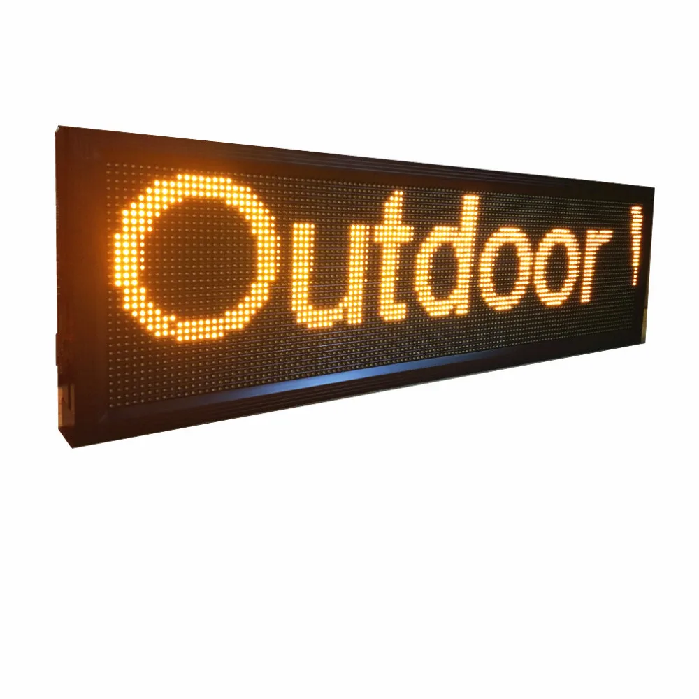 

53 x 16inches P10 Outdoor Waterproof LED Display Board WIFI Programmable Display Scrolling Message Advertising Business