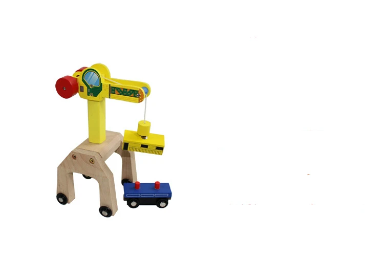 EDWONE-All Crane Track One Set Move Crane Tender деревянный поезд коллекционная игрушка железная дорога аксессуары для Thomas Brio