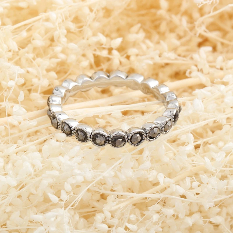 День святого валентина подарок Горный Хрусталь кольца из Розового золота кольцо