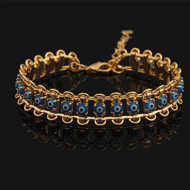 Новый красивый браслет от сглаза с покрытием для женщин модные украшения|bracelets