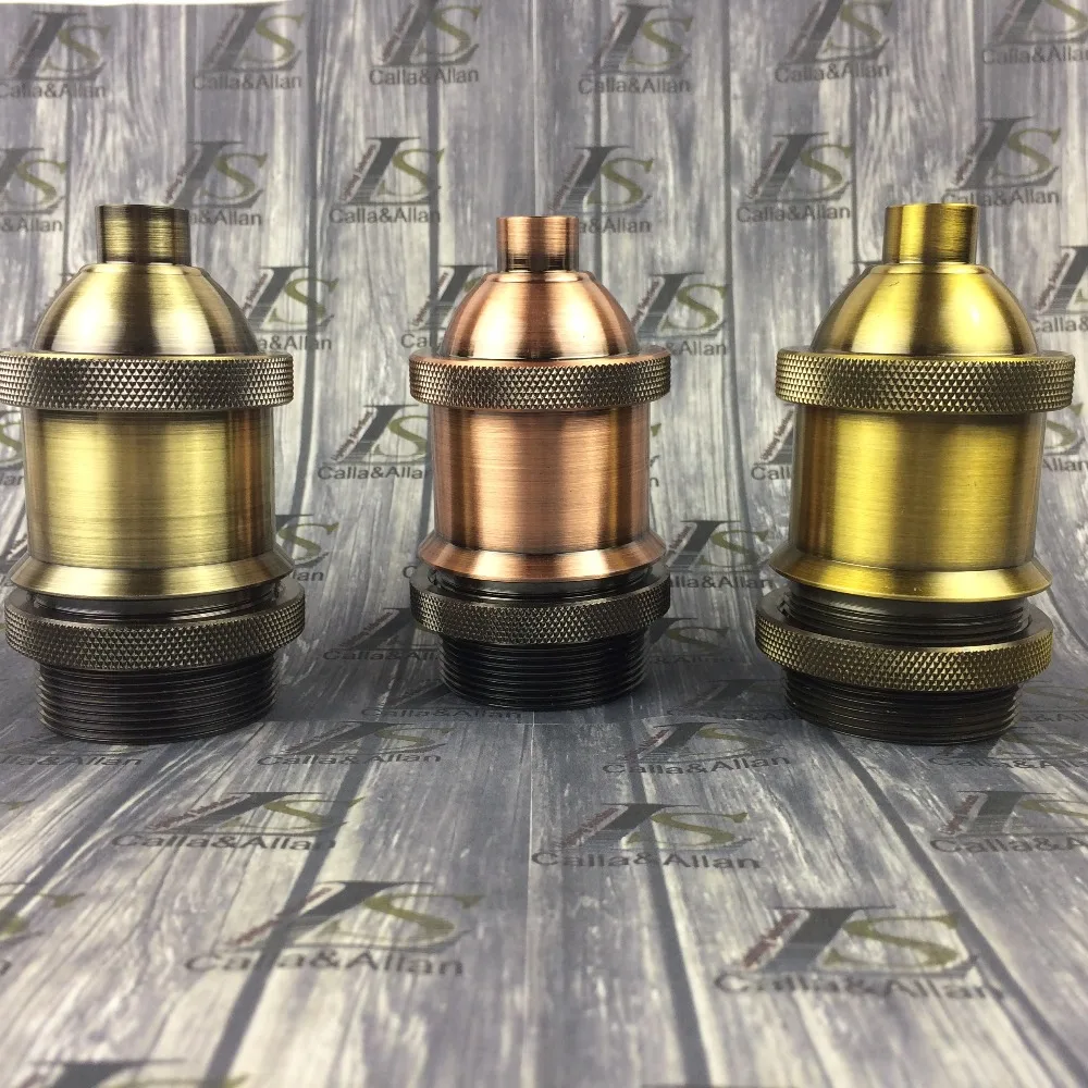 Винтажный патрон для лампы Эдисона E26/27 с резьбой Подвесная лампа сделай сам в