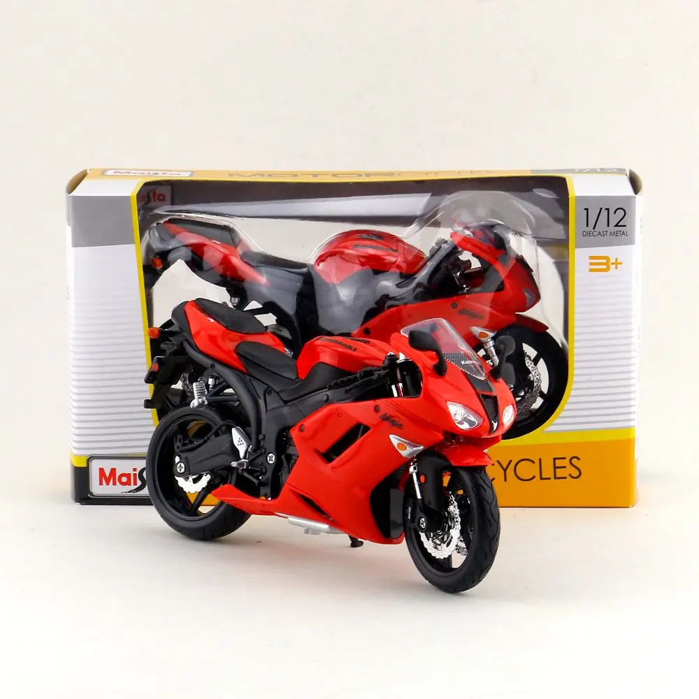 Maisto/масштаб 1:12/моделирующая модель мотоцикла/KAWASAKI Ninja ZX 6R Supercross/деликатная
