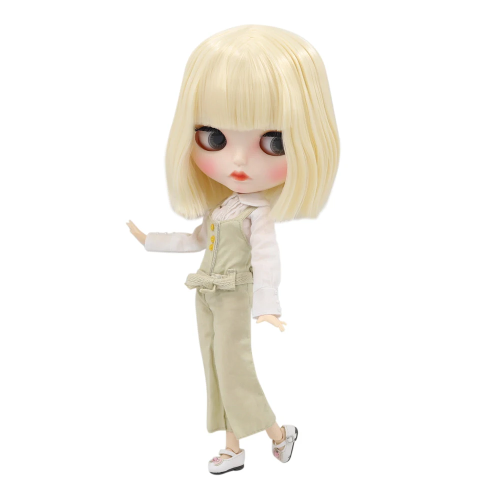 Ледяной DBS Blyth кукольные 1/6 bjd с белой кожи светлые волосы и матовая лицевая
