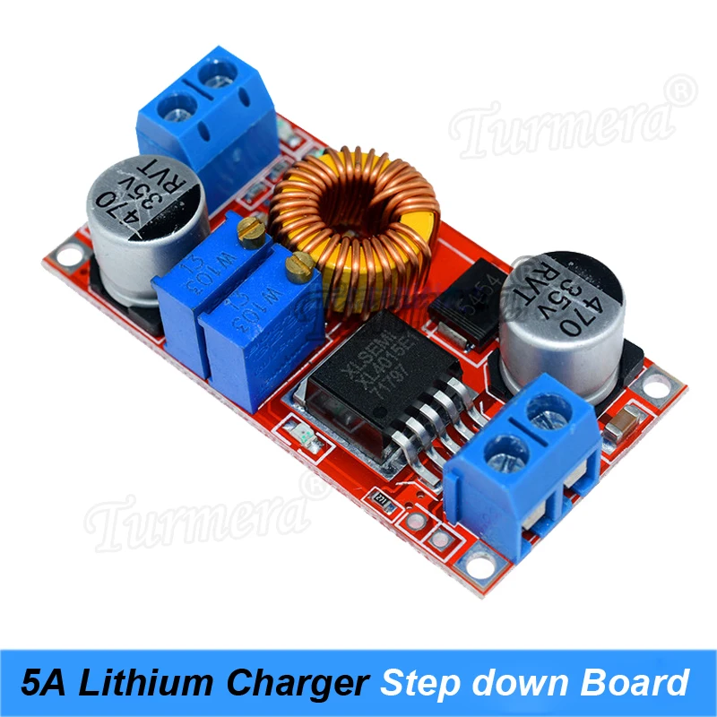 Оригинальный XL4015 5A DC В CC CV литиевая батарея понижающая зарядная плата