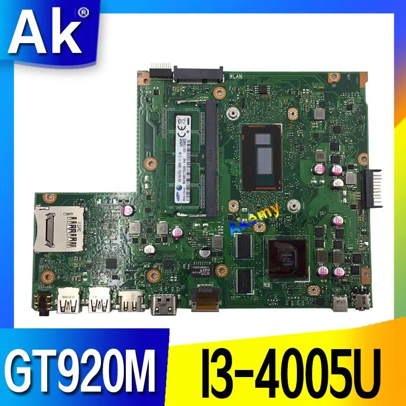 

AK X540LJ Laptop motherboard For Asus X540LJ X540L F540L X540 Test original mainboard I3-4005U GT920M