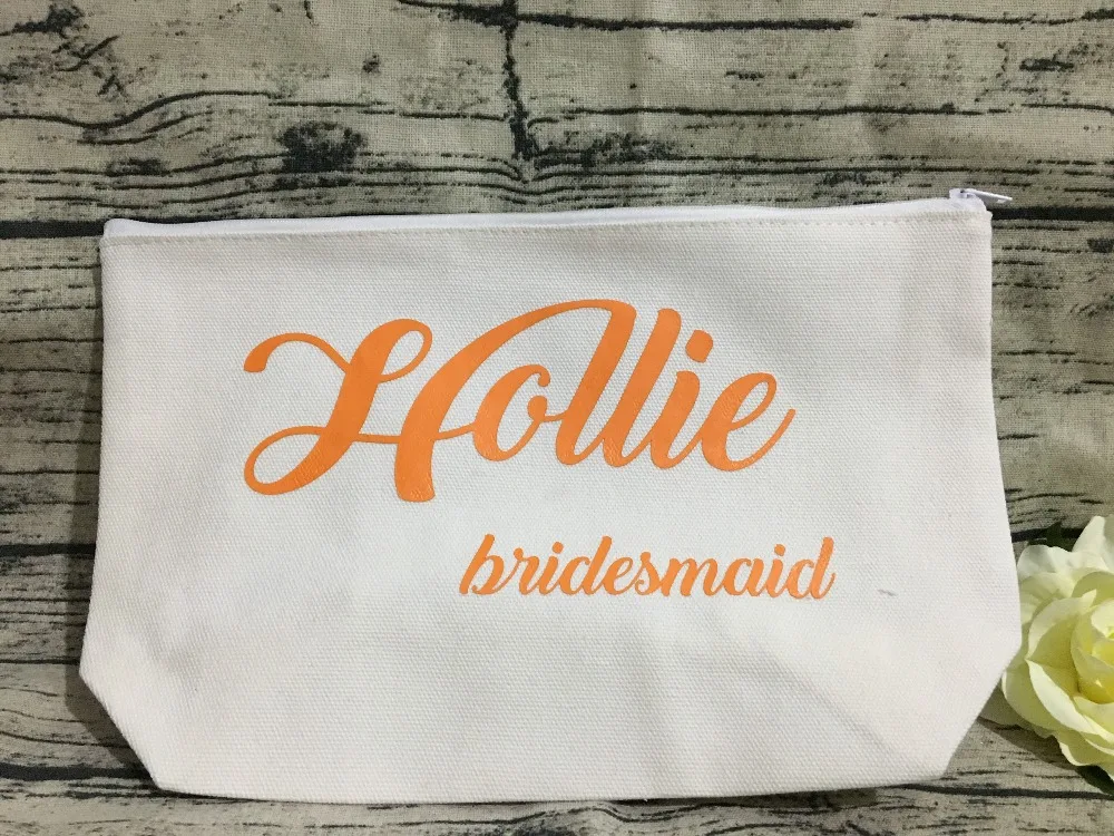 Сумки для макияжа с индивидуальными наименованиями косметические