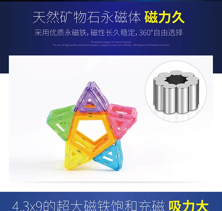DIY магнитные блоки Магнитный конструктор для детей подарок развивающие игрушки для мальчиков и девочек волшебный