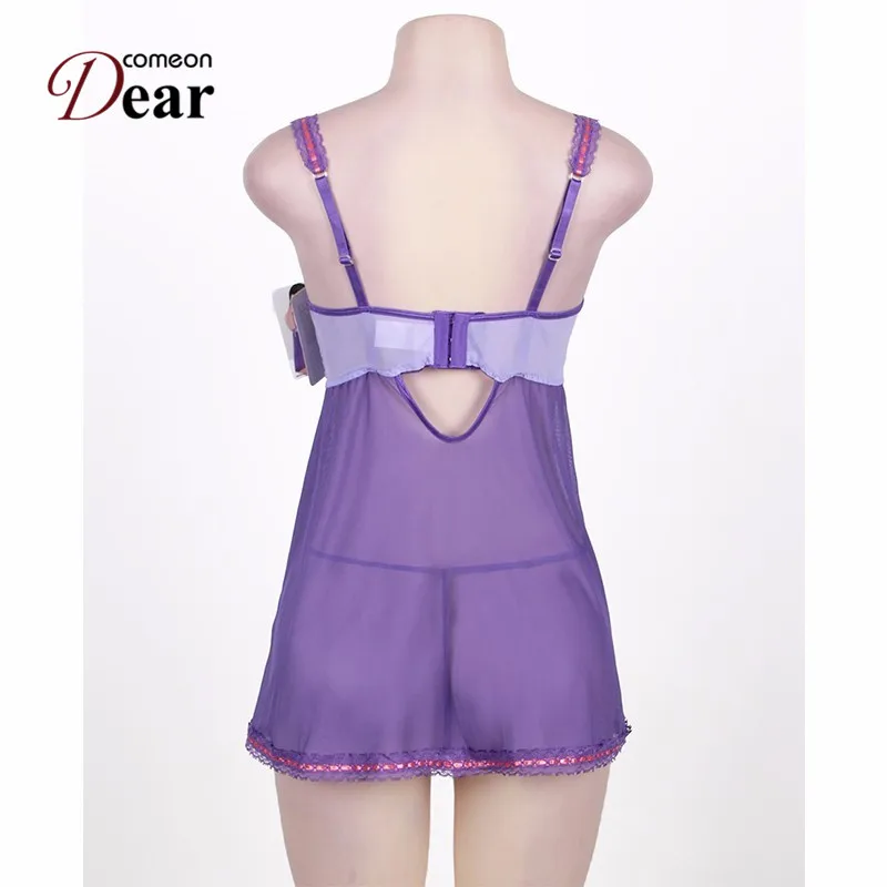 Comeondear Dessous сексуальные пижамы больших размеров RK80297 экзотическая кружевная