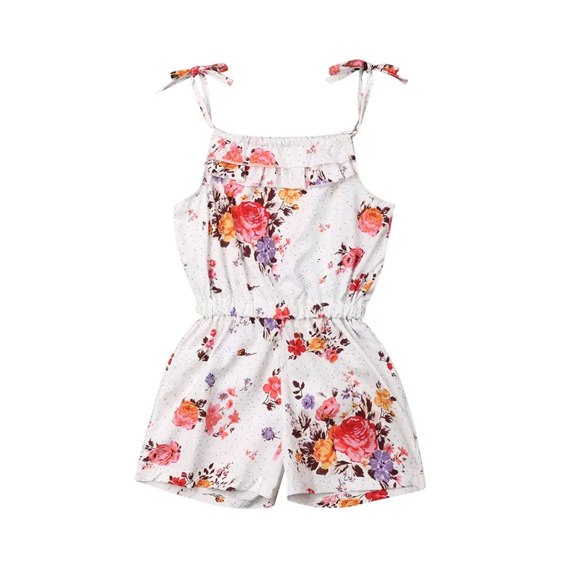 

Милая детская одежда для девочек; Детский комбинезон; Комбинезон без рукавов; Одежда с цветочным принтом; Одежда для малышей; Хлопковый комб...