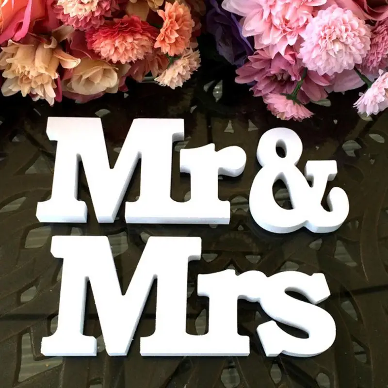 Надпись Mr & Mrs надпись LOVE деревянные буквы для свадьбы|Украшения своими руками